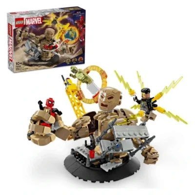 LEGO Marvel Spider-Man set so Sandman Electro Lizard i Spider-Man vo finalna bitka