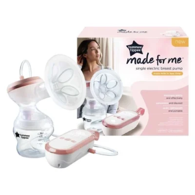 edinechna elektrichna pumpa Tommee Tippee Made for Me so masazhen dodatok LED kontrola i shishe 150 ml