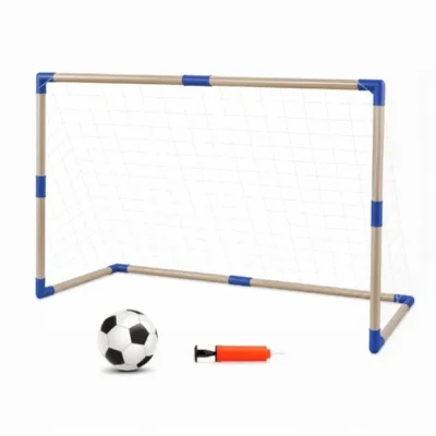 fudbalski gol za deca 92 x 65 cm so mrezha topka i pumpa