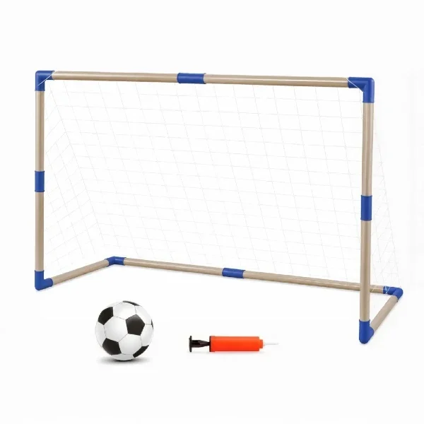 fudbalski gol za deca 92 x 65 cm so mrezha topka i pumpa