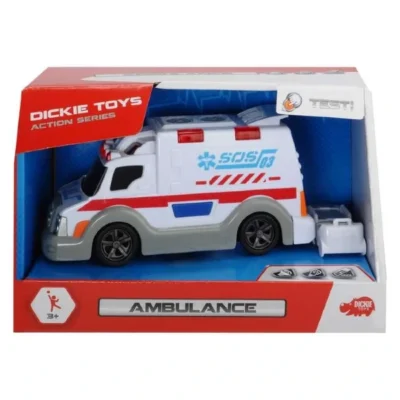 Играчка брза помош Dickie 15 cm со светло и звук – слика 2