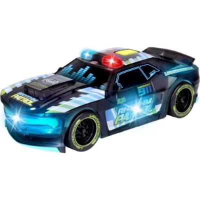Полициско возило со звук Dickie Rhythm Patrol 20 cm – слика 2