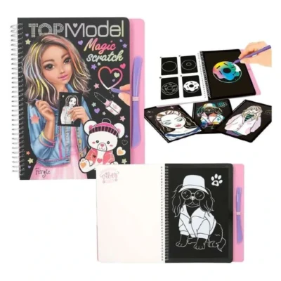 Книга за гребење за деца TOPModel Magic Scratch