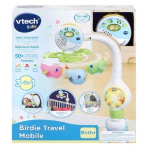 Вртелешка за бебешко креветче VTech Birdie Travel – слика 2