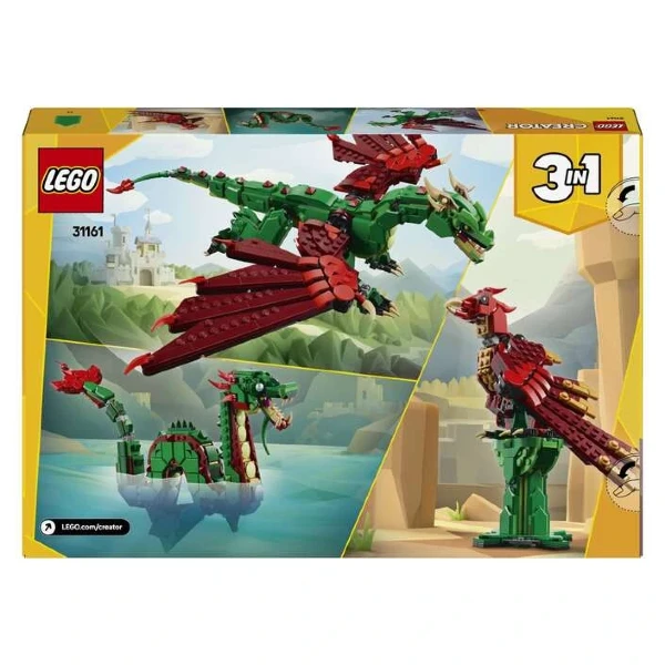 LEGO Creator 3 во 1 – Средновековен змеј 715 делови – слика 4