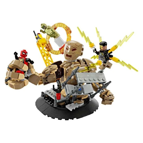 LEGO Marvel Spider-Man set so Sandman Electro Lizard i Spider-Man vo finalna bitka