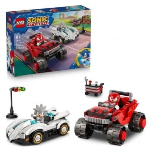 LEGO Sonic тркачки сет – Silver против Knuckles