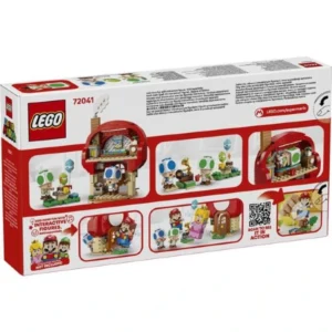 LEGO Super Mario куќа – забава со Blue и Green Toad – слика 2