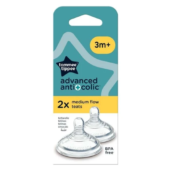 antikolik cucla za shishe Tommee Tippee Medium 3+ dve parcinja