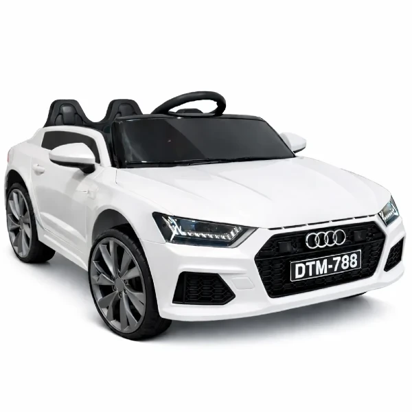 Детски автомобил со MP3 – Audi Sport White 12V