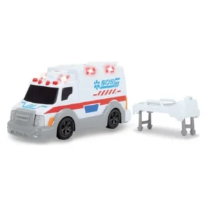 Играчка брза помош Dickie 15 cm со светло и звук