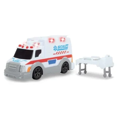 Играчка брза помош Dickie 15 cm со светло и звук