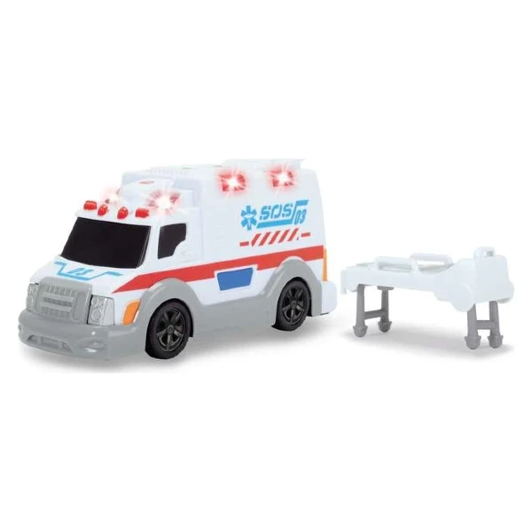 Играчка брза помош Dickie 15 cm со светло и звук