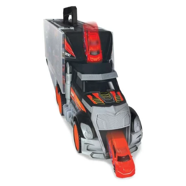 Камион гаража за колички Dickie 62 cm со 8 возила – слика 5