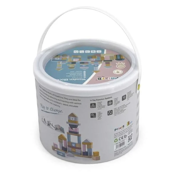 Коцки за креативно редење Viga Polar B 60 парчиња – слика 2