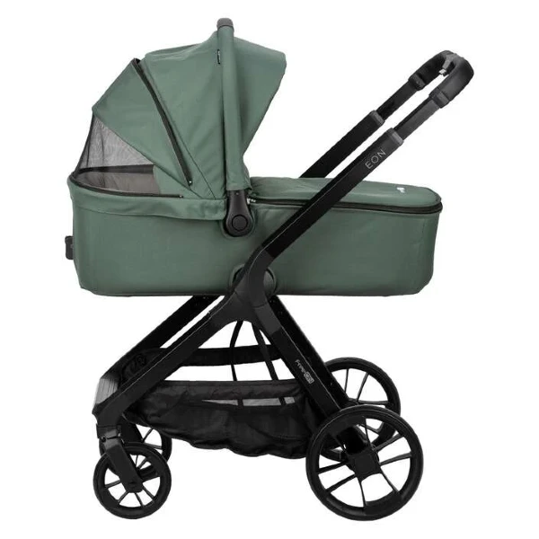 kolichka 4 vo 1 so ISOFIX FreeON EON zelena so korpa sportsko sedishte avtosedishte i rotirachka baza