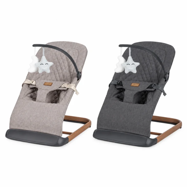 Лежалка за бебе до 9 kg FreeON Serene сива