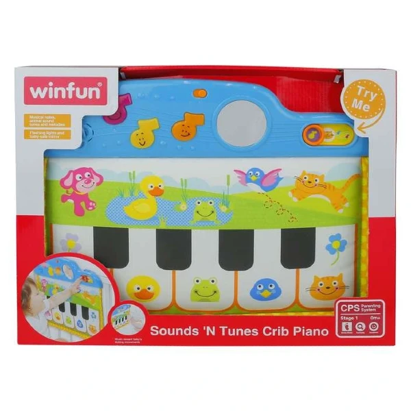Музичка играчка за креветче WinFun со пијано – слика 2