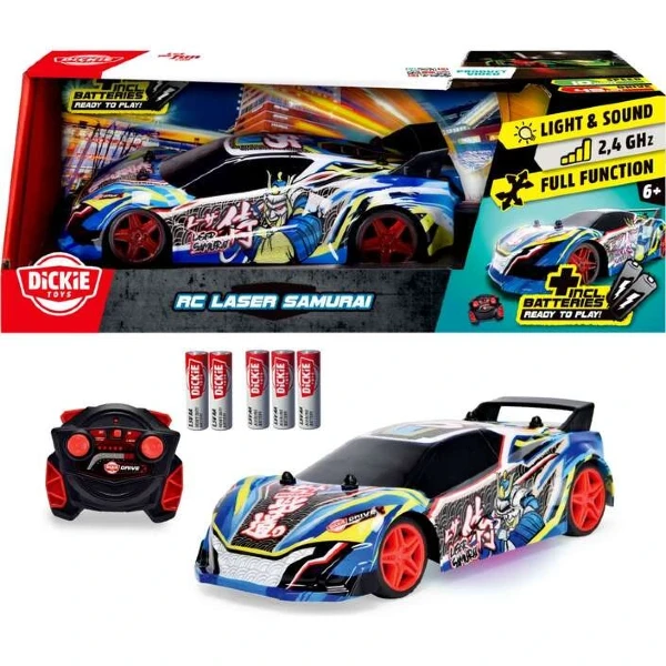 RC автомобил за деца Dickie Laser Samurai 10 km/h