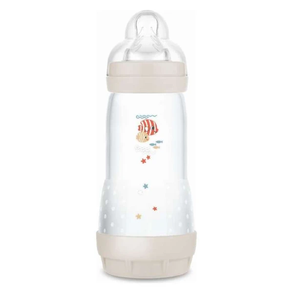 shishe protiv grchevi 320 ml MAM Easy Start vo rozeva zelena i krem boja