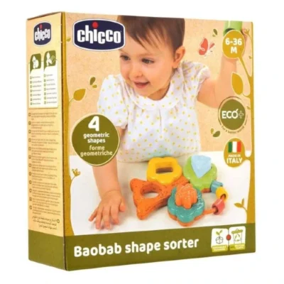 Сортер со форми за бебиња Chicco Baobab ECO+ – слика 2
