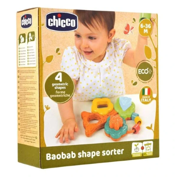 Сортер со форми за бебиња Chicco Baobab ECO+ – слика 2