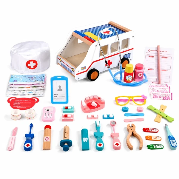 Медицински сет со амбуланта TOYARTSY 3+