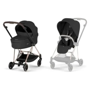 Kolichka 2 vo 1 Cybex Mios vo crna boja