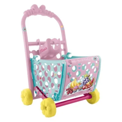 kolichka za pazaruvanje Minnie – Detska kolichka za pazaruvanje Minnie IMC Toys so ovoshje i zelenchuk
