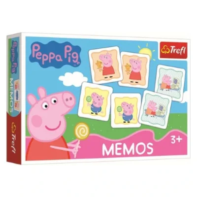 Игра за меморија Peppa Pig Trefl Memos 3+