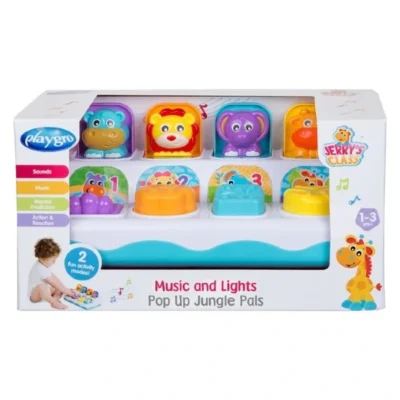 Играчка со животни што скокаат Playgro со звук