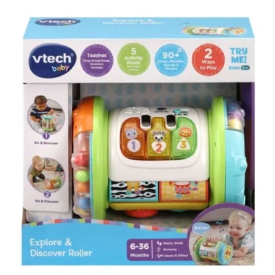 Интерактивен валјак за бебе VTech 6–36 месеци