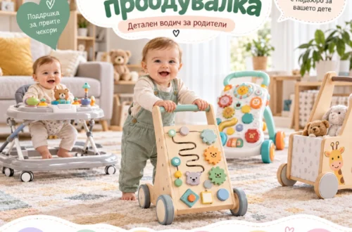 Како да изберете проодувалка за дете – дрвена, интерактивна и туркач