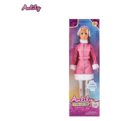 kukla Anlili vo zimsko palto – pogled 2