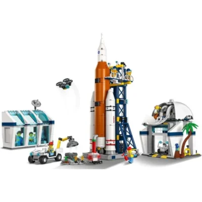 LEGO City 60351 – sostavena raketa so lansirna kula, opservatorija i kontrolen centar