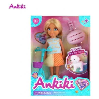 Мала кукла со скутер AnKiki 12,7 cm 3+ – слика 2