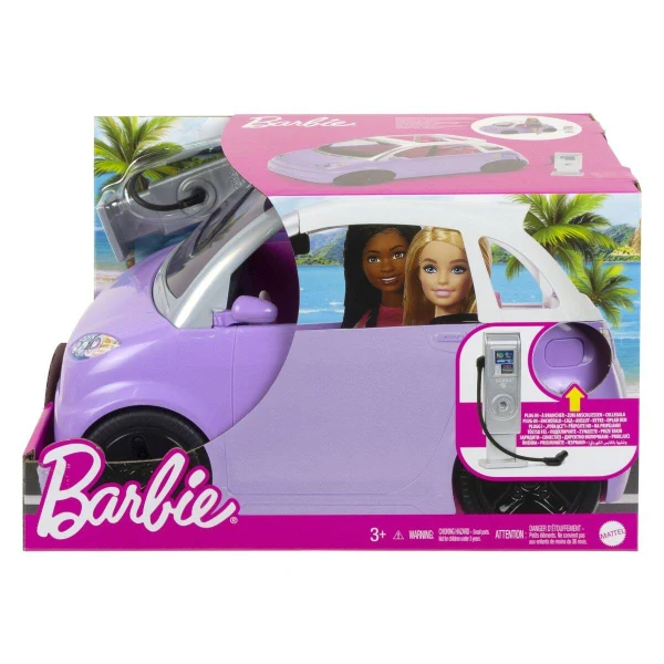 Автомобил за кукли Barbie со станица за полнење — главен приказ на моделот
