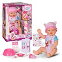 BABY born Ema – Bebe BABY born Ema shto pie i mochka, 43 sm so dodatoci