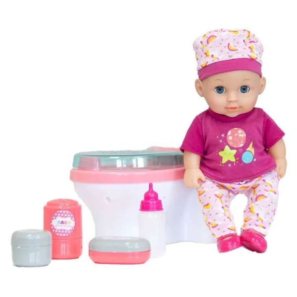 bebe so toaletna shkolka – Bebe so toaletna shkolka RL 30 sm, so svetla i zvuci