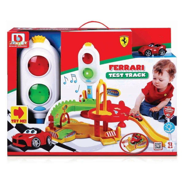 Патека BB Junior Ferrari Test Track со автомобил и семафор – дополнителен приказ 1