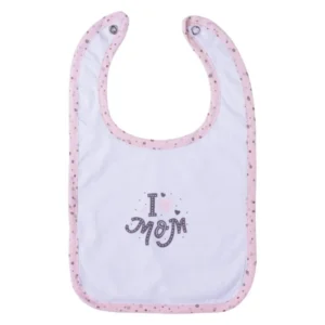 Лигавче Bubaba со натпис I love mom или I love dad – I love mom