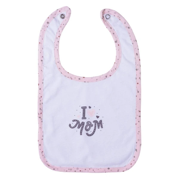 Лигавче Bubaba со натпис I love mom или I love dad – I love mom