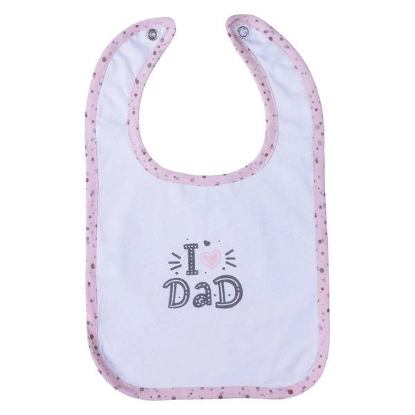 Лигавче Bubaba со натпис I love mom или I love dad – I love dad
