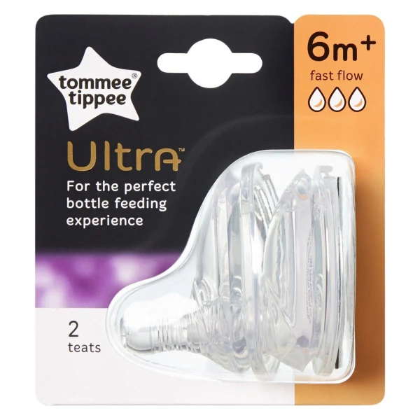 cucla Ultra brz protok – Cucla Ultra brz protok Tommee Tippee 6+ m, 2 parchinja