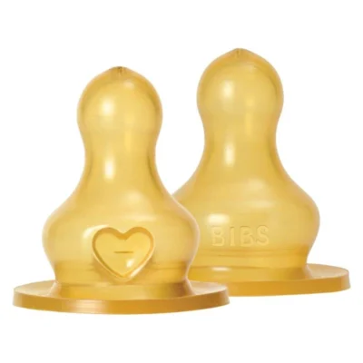 cucli Bibs Slow Flow – Cucli Bibs Slow Flow za shishe, prirodna guma, 2 parchinja