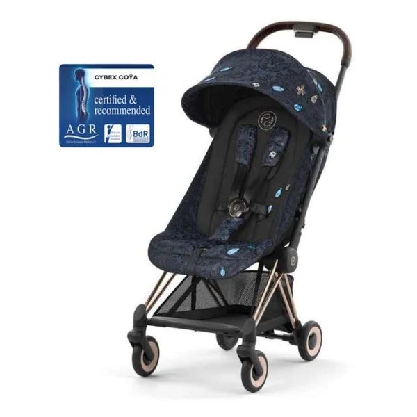Sportska kolichka Cybex Coya Platinum Jewels of Nature vo temno sina boja