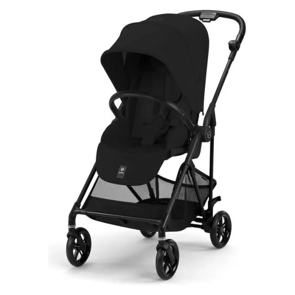 Kolichka Cybex Melio Carbon vo crna boja