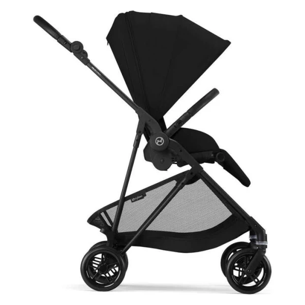 Kolichka Cybex Melio Carbon crna – pogled 2