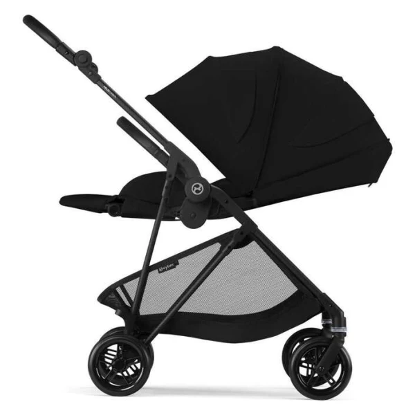 Kolichka Cybex Melio Carbon crna – pogled 3