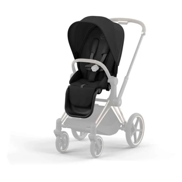 Sedishte za kolichka Cybex Priam Seat Pack vo crna boja